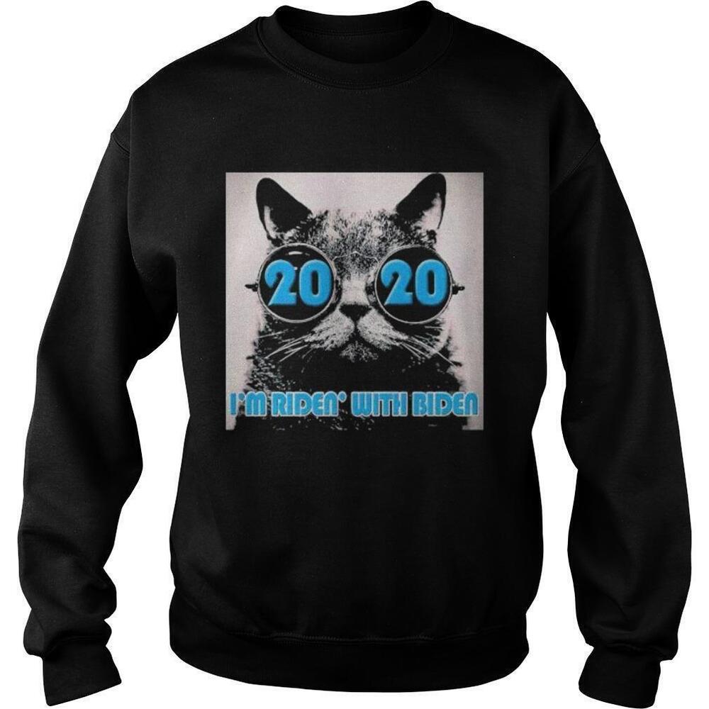 Cat 2020 Im Ridin With Joe Biden Sweatshirt